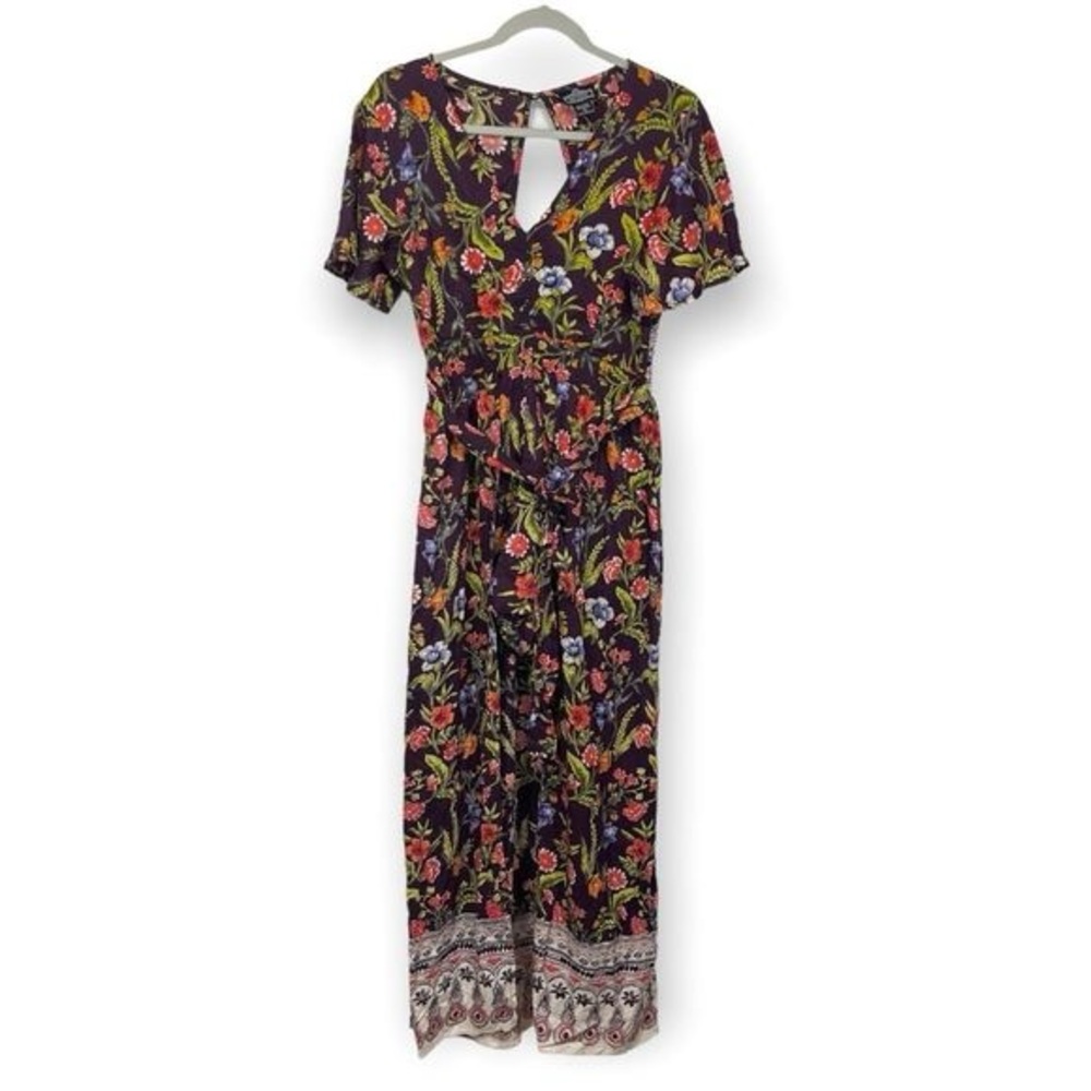 Angie Floral Bohemian Maxi Romper - Size M